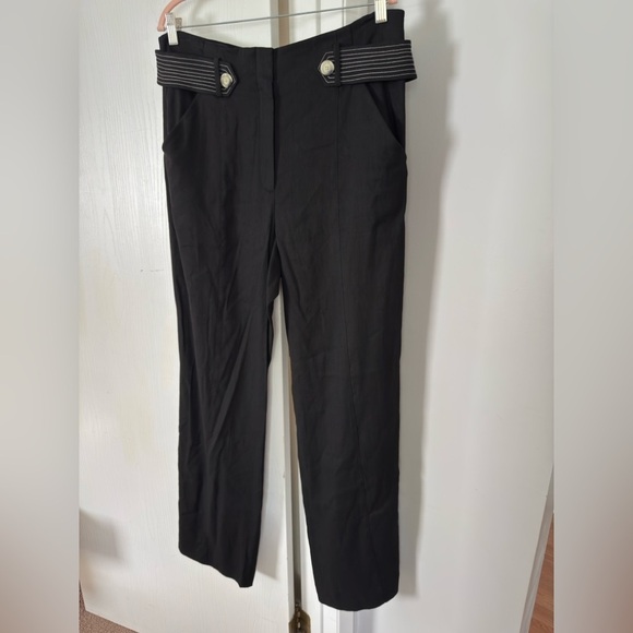 VERONICA BEARD Sunny Linen Wide Leg Pants - Picture 6 of 8